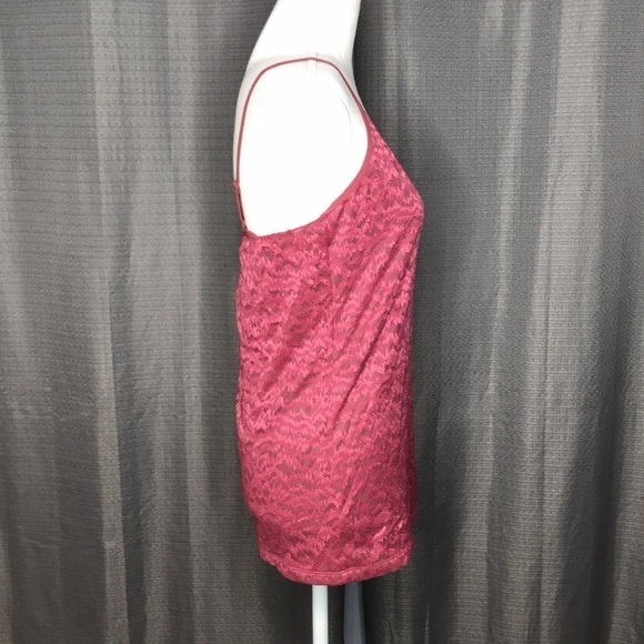 MODERN MOVEMENT MEDIUM WINE COLORED CAMISOLE - Picture 3 of 5